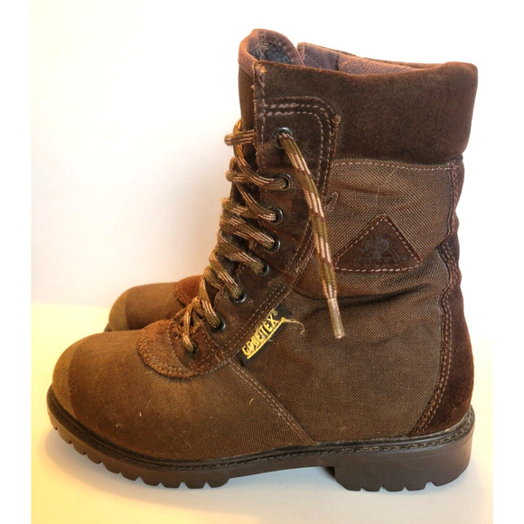 Rocky Gore-TEX Soft Toe Boots Mens 6MW Brown Insulated Waterproof #841 - Picture 1 of 10